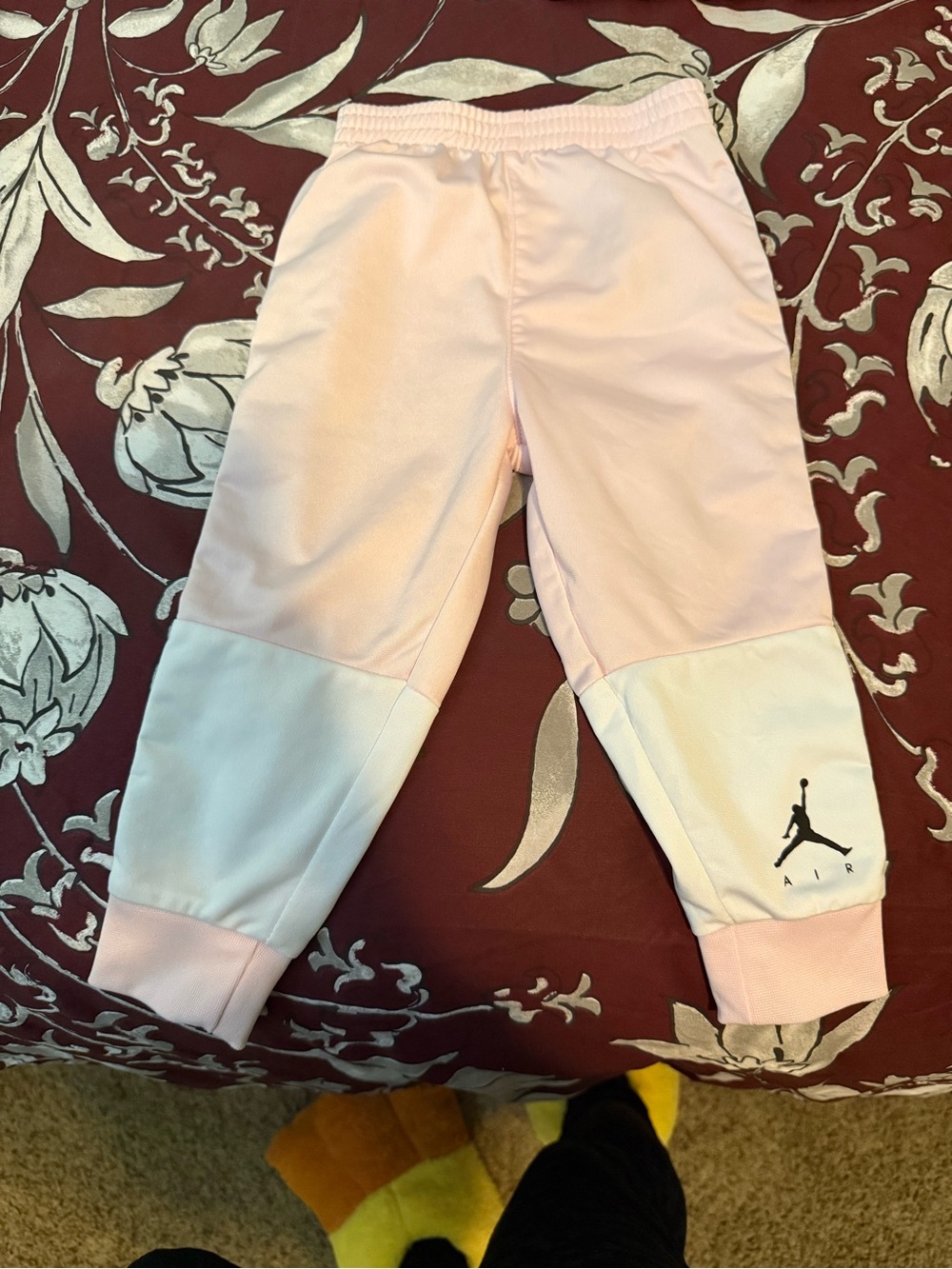 Jordan Girls Light Pink and White Track Set with Jumpman - Picture 5 of 7